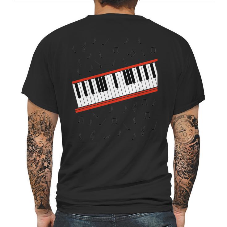 Beat It Piano Mj Mens Back Print T-shirt