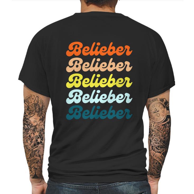 Belieber Jb Lover Trending Jb World Tour Mens Back Print T-shirt