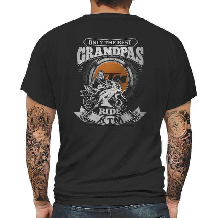 Best Grandpas Ktm Mens Back Print T-shirt