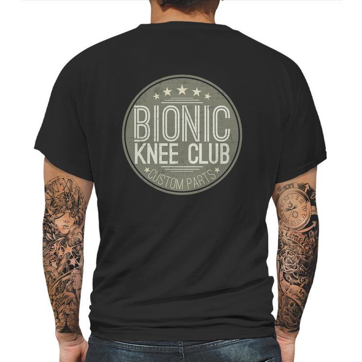 Bionic Knee Replacement Surgery T-Shirt Muscle Joint Mens Back Print T-shirt