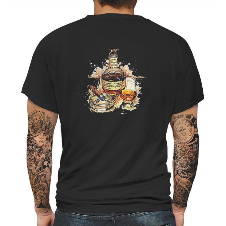 Blantons Cigar Mens Back Print T-shirt