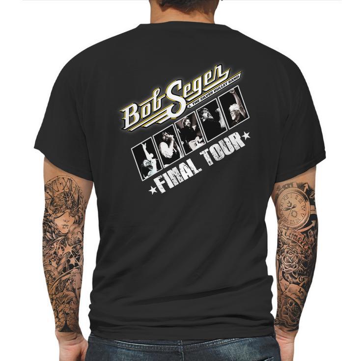 Bob Seger And The Silver Bullet Mens Back Print T-shirt