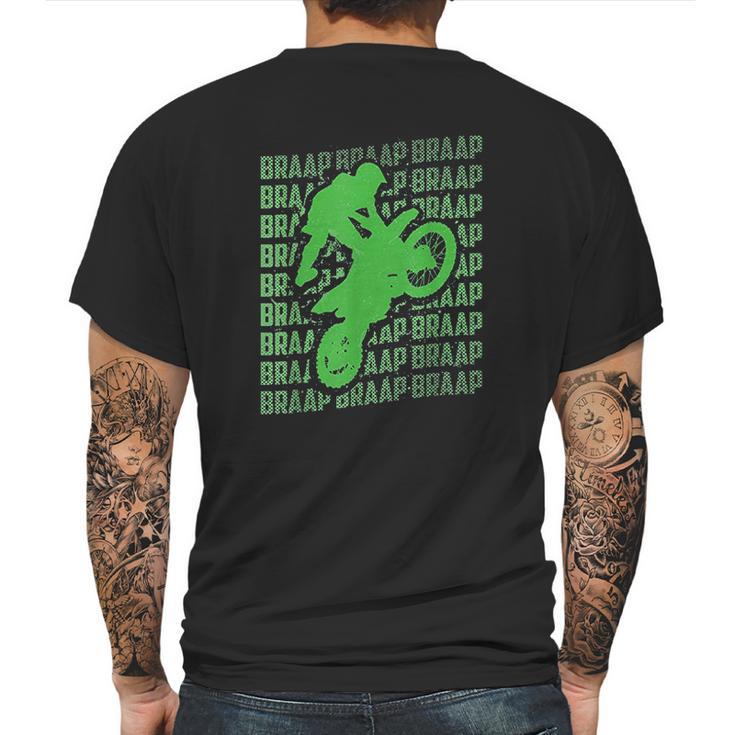 Braap Moto Mens Back Print T-shirt