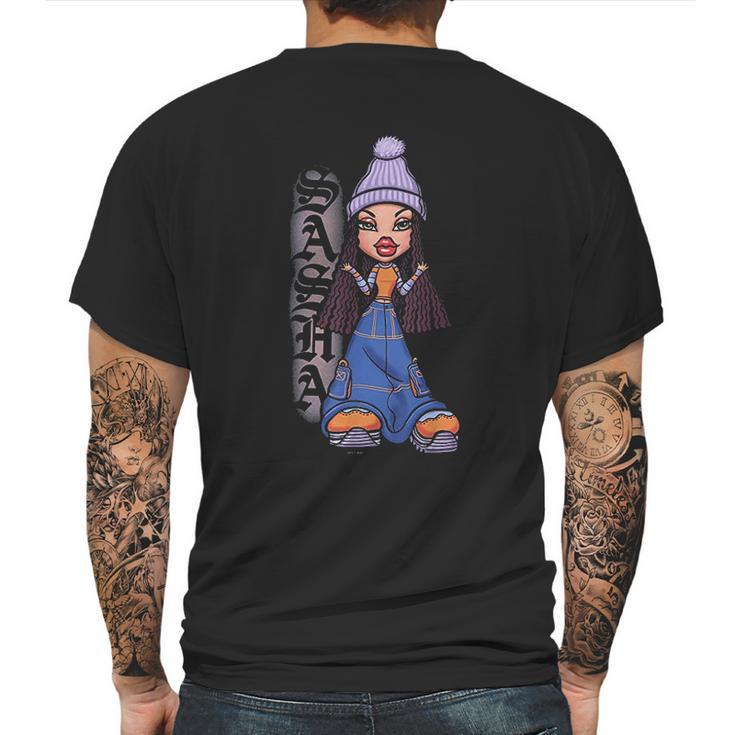 Bratz Sasha Portrait Mens Back Print T-shirt