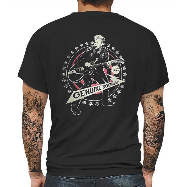 Brian Setzer Vintage Mens Back Print T-shirt