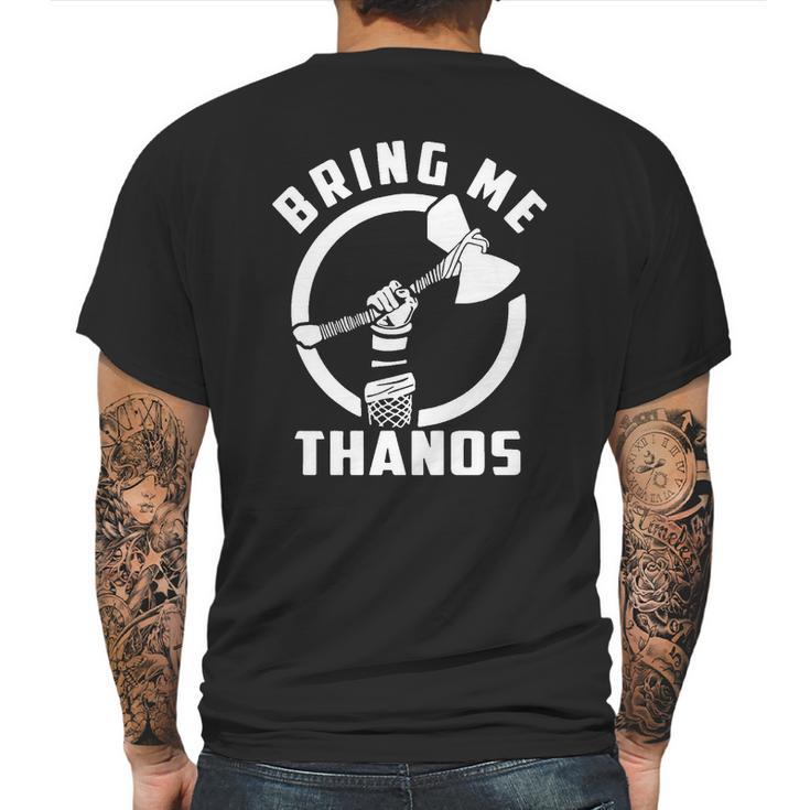 Bring Me Thanos Shirt Mens Back Print T-shirt