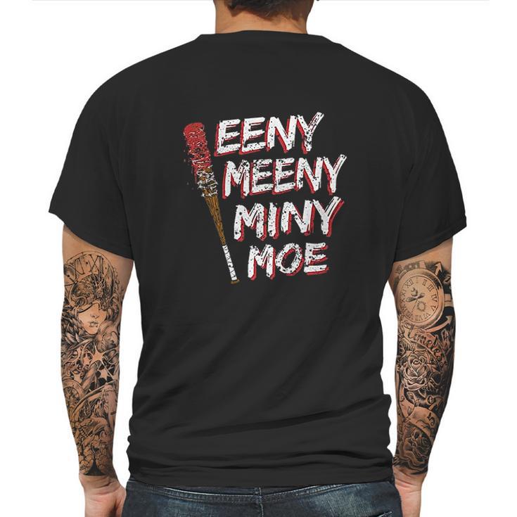 Brisco Brands Eeny Meeny Miny Moe Mens Back Print T-shirt