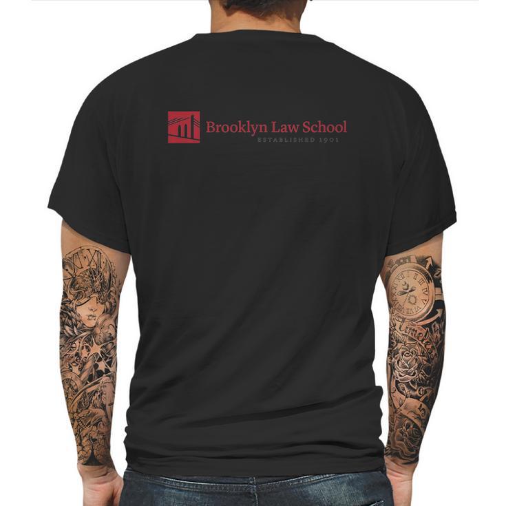 Brooklyn Law School Mens Back Print T-shirt