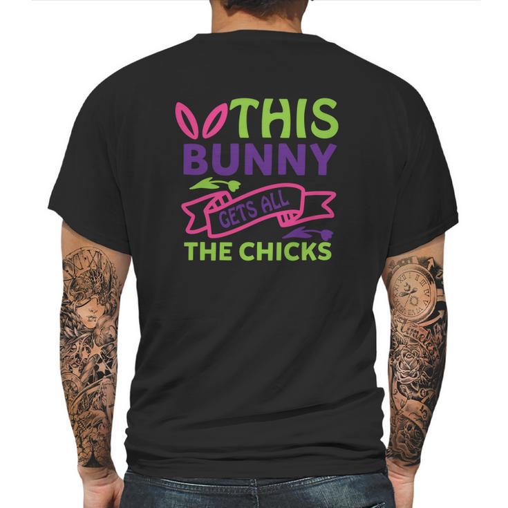 This Bunny Gets All The Chicks Simple Mens Back Print T-shirt