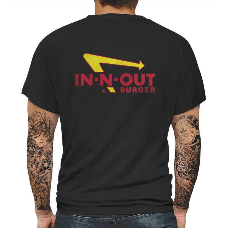 In Out Burger Merchandise Mens Back Print T-shirt