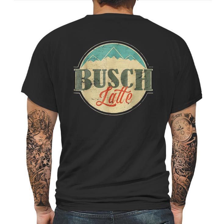 Busch Latte Retro Mens Back Print T-shirt