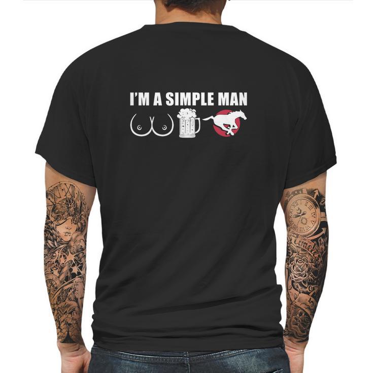 Calgary Stampeders Mens Back Print T-shirt