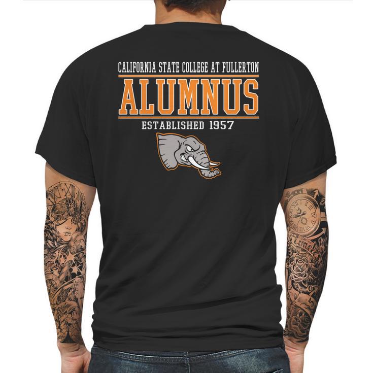 California State College At  Fullerton  Alumnus Mens Back Print T-shirt