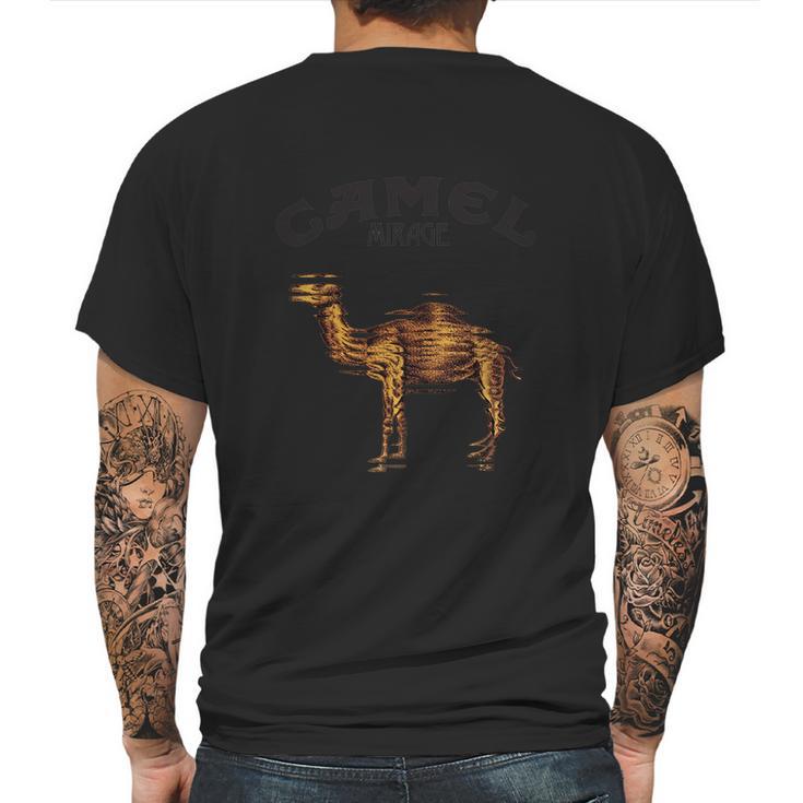 Camel Mirage Funny Mens Back Print T-shirt