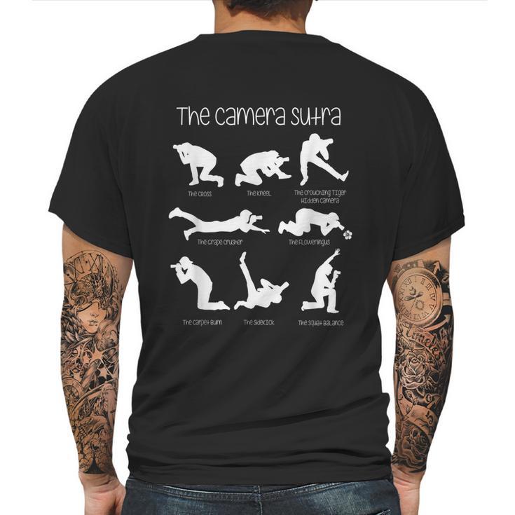 The Camera Sutra Funny Photography Poses Mens Back Print T-shirt