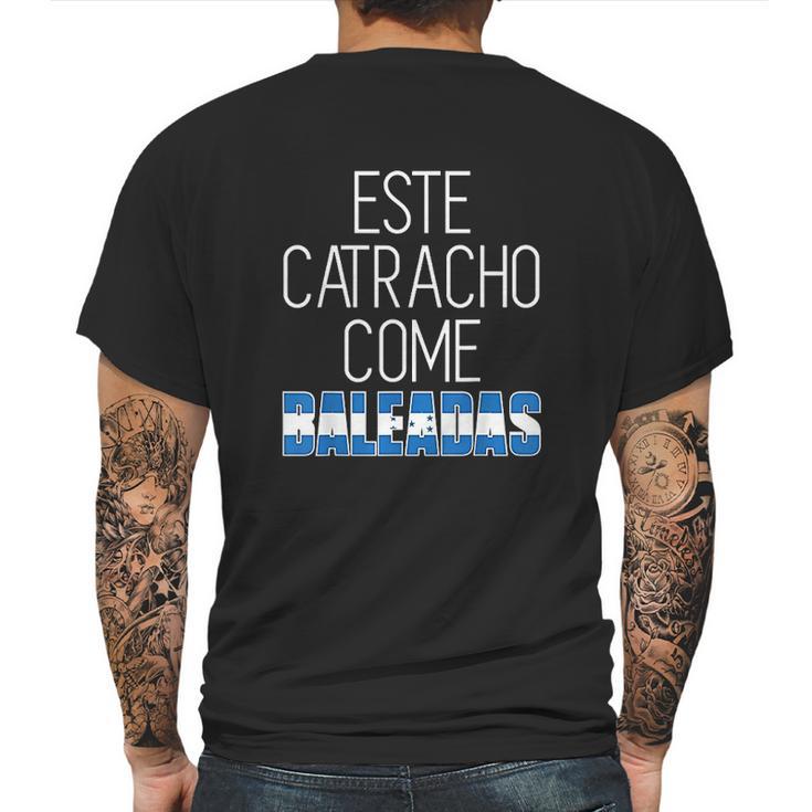 Camisa Honduras Flag Honduran Gift Catracho Come Baleadas Mens Back Print T-shirt