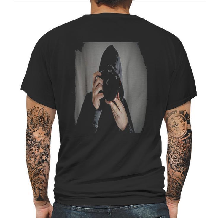 Canon Photographer Mens Back Print T-shirt