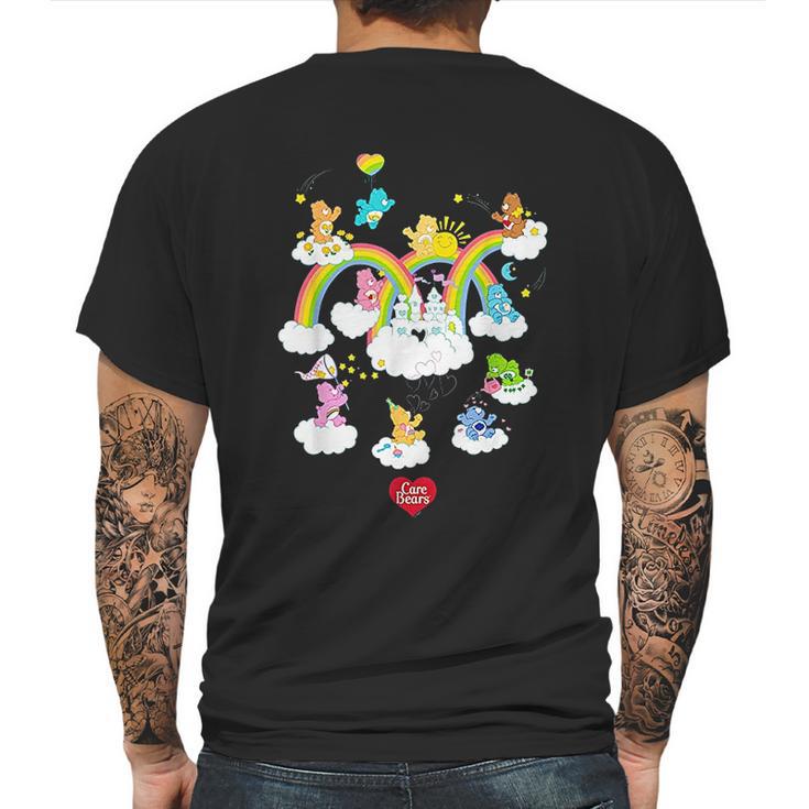 Care Bears In The Clouds Lovely Gifts Mens Back Print T-shirt