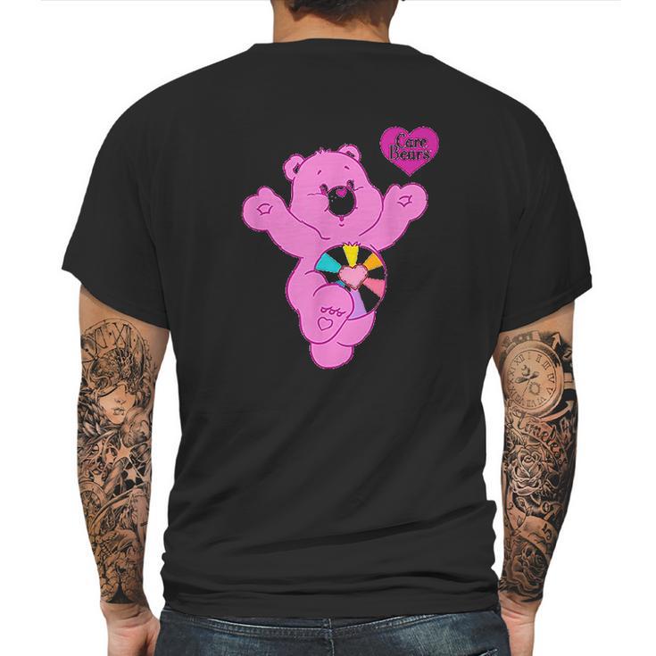 Care Bears Hopeful Heart Bear Mens Back Print T-shirt