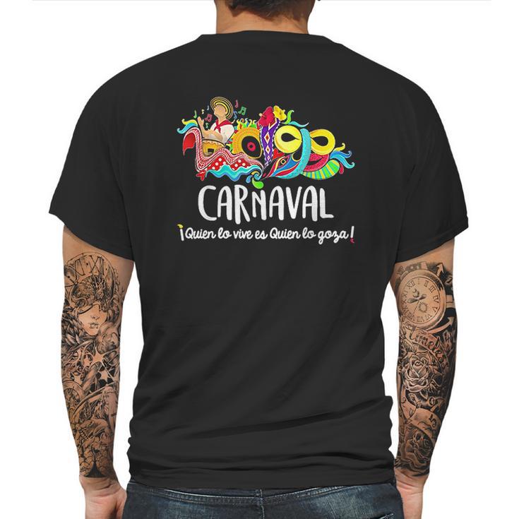 Carnaval De Barranquilla Marimonda Mens Back Print T-shirt