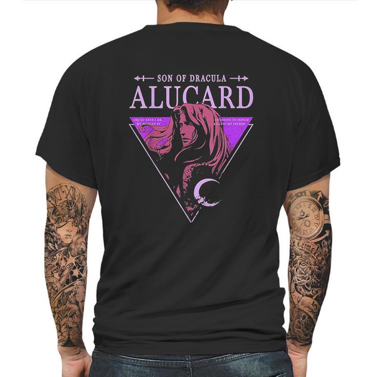 Castlevania Alucard Son Of Dracula Triangle Mens Back Print T-shirt