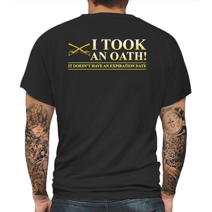 Cavalry Us Army I Took An Oath It Do Not Have An Expiration Date Mens Back Print T-shirt