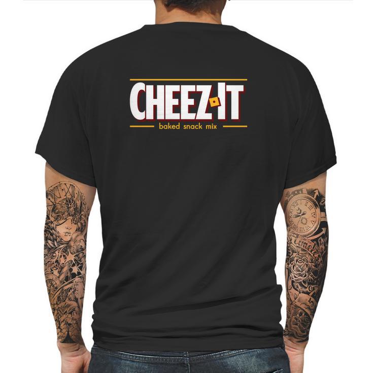 Cheezit Baked Snack Mix Mens Back Print T-shirt