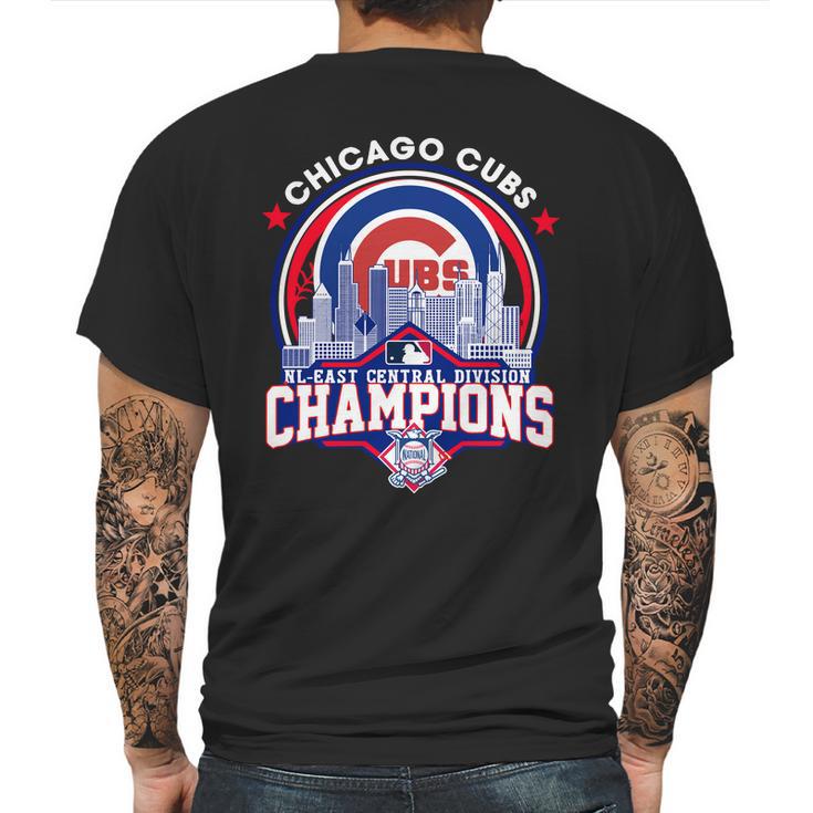 Chicago Cubs Nl East Division Champions Shirt Mf Mens Back Print T-shirt