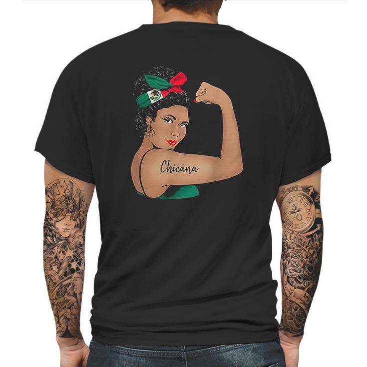 Chicana Girl Unbreakable Rosie Mens Back Print T-shirt