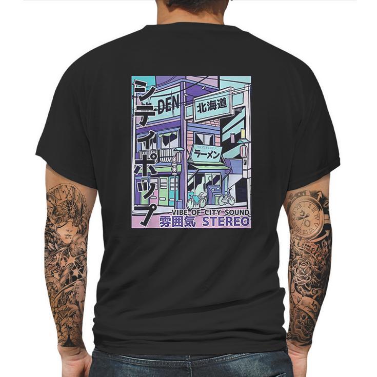 City Pop Aesthetic Style 80S Japanese Art Mens Back Print T-shirt