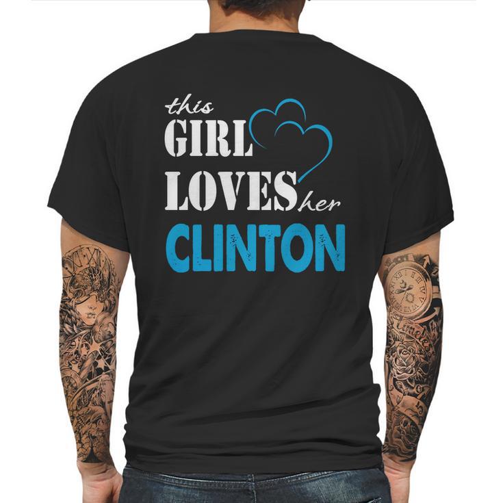 Clinton This Girl Love Her Clinton - Teeforclinton Mens Back Print T-shirt