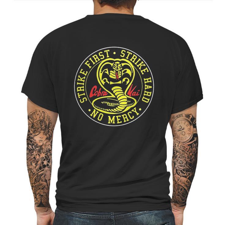 Mens Cobra Kai Karate Dojo Short Vintage Mens Back Print T-shirt