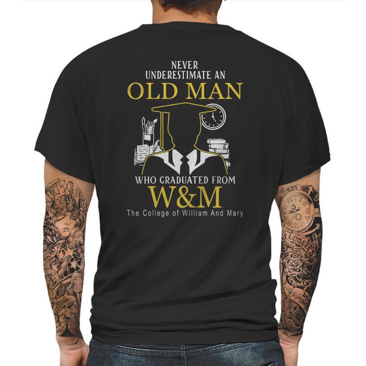 College Of William And Mary Mens Back Print T-shirt