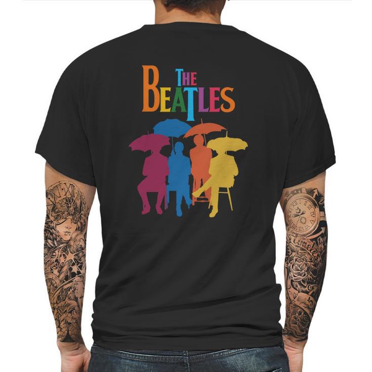 The Colorful Beatles Mens Back Print T-shirt