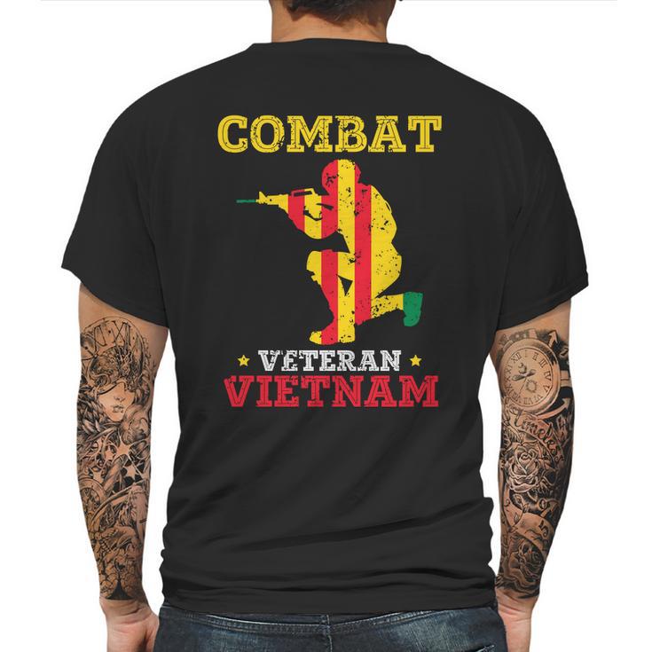 Combat Veteran Vietnam Us Army Veteran Day Army Graphic Design Printed Casual Daily Basic Mens Back Print T-shirt