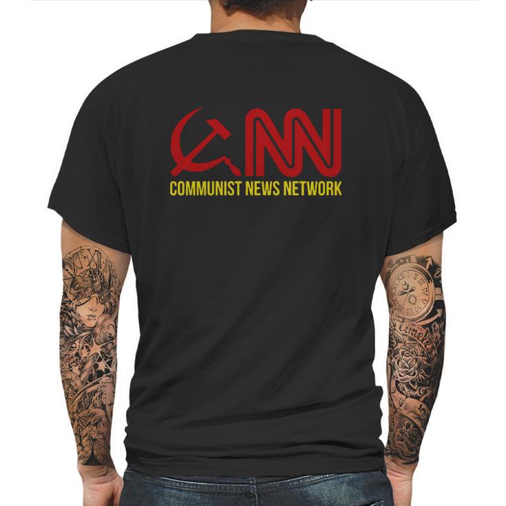 Communist News Network Trump Funny Mens Back Print T-shirt