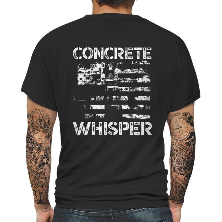 Concrete Whisper Construction Union Worker Labor Day Gift Graphic Design Printed Casual Daily Basic Mens Back Print T-shirt