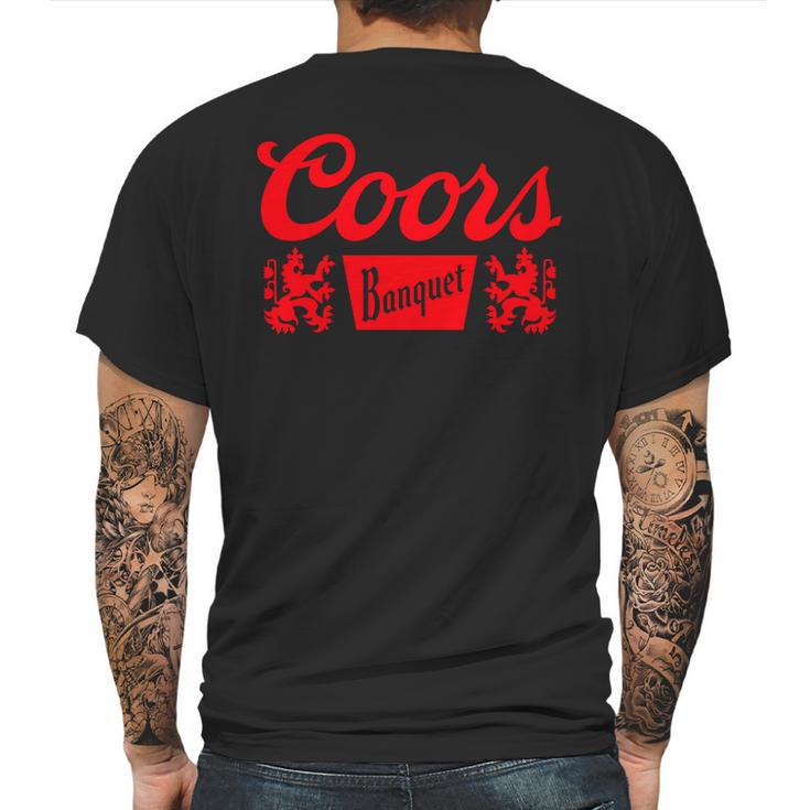 Coors Banquet Mens Back Print T-shirt