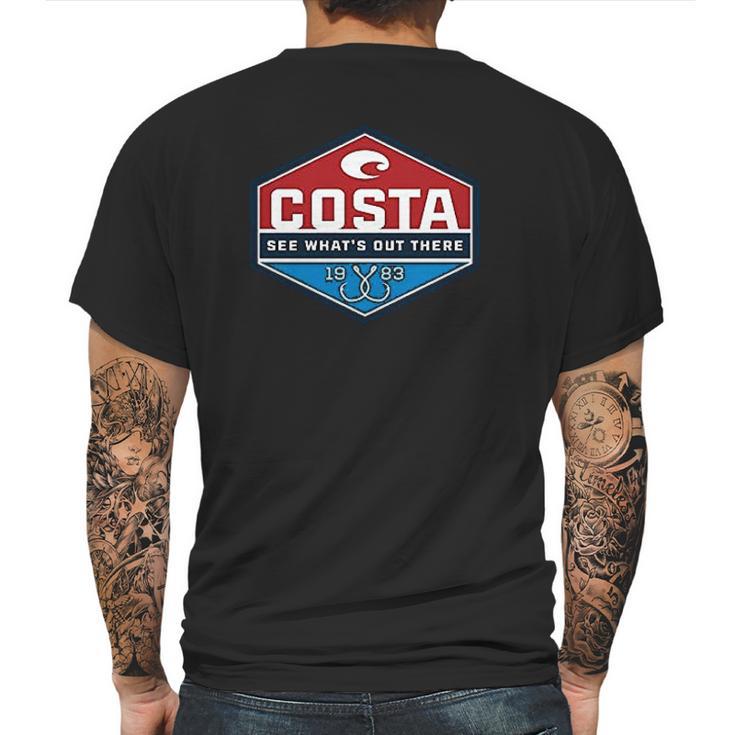 Costa Del Mar Men Tech Performance Mens Back Print T-shirt