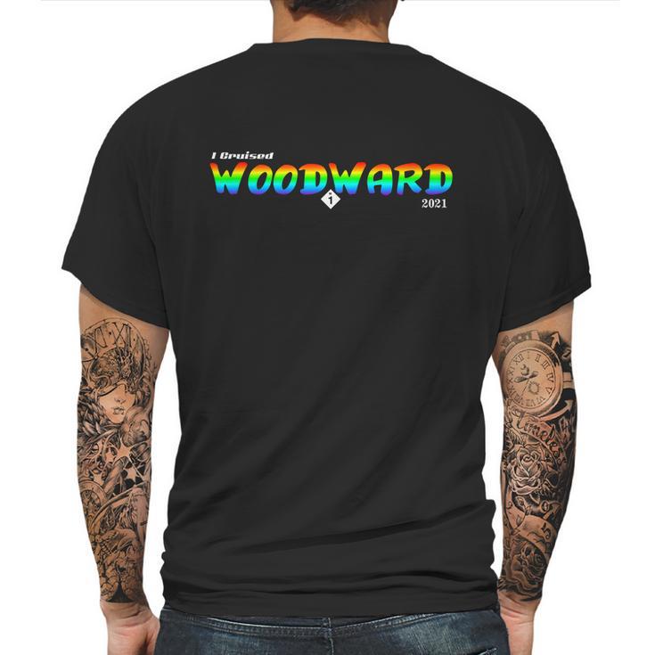 I Cruised Woodward M1 Mens Back Print T-shirt