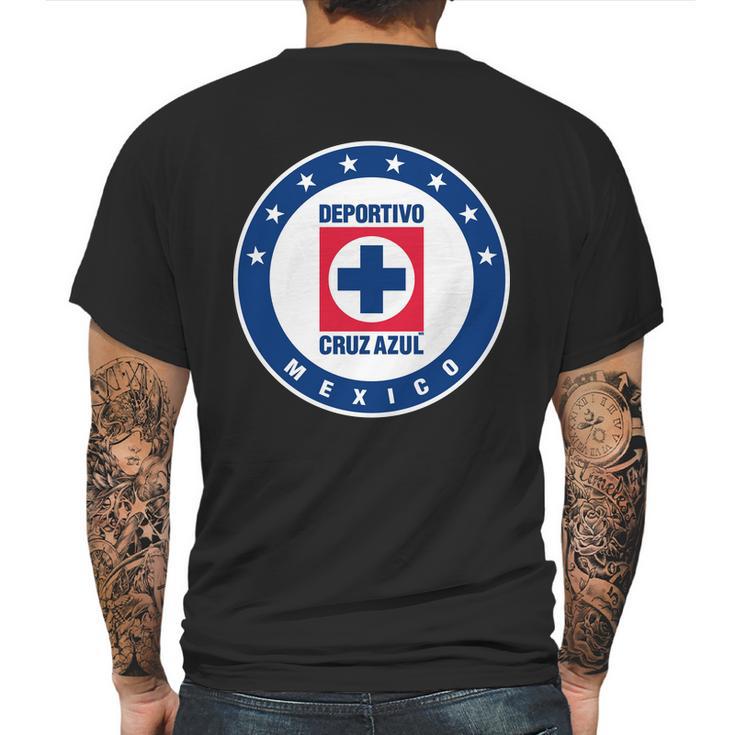 Cruz Azul Mens Back Print T-shirt