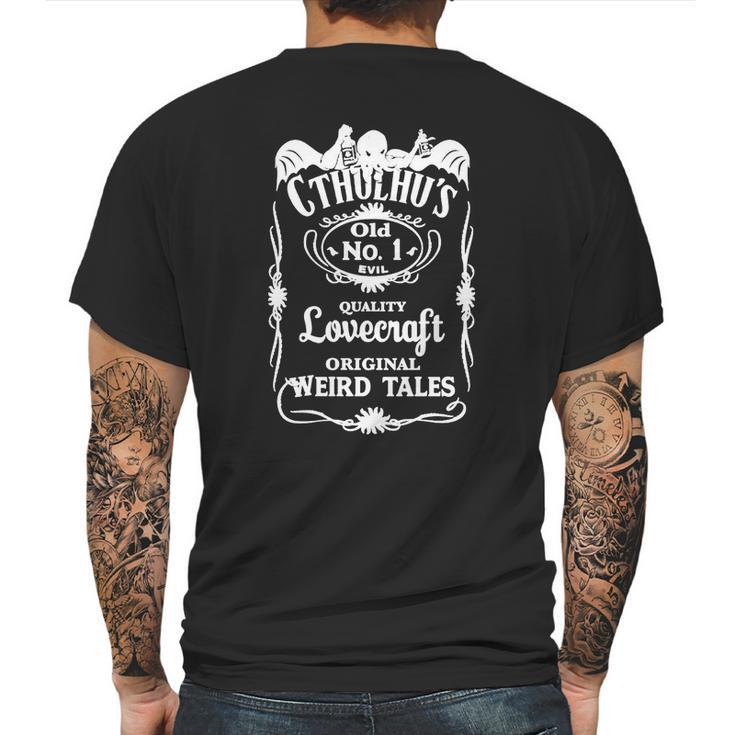 Cthulhu S Quality Lovecraft Original T-Shirt Mens Back Print T-shirt