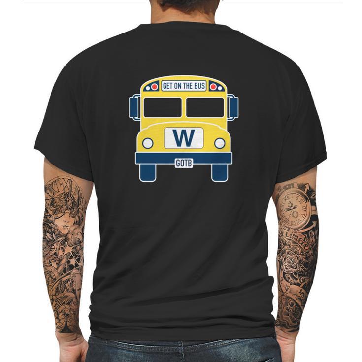 Cubs W Bus Shirt Mens Back Print T-shirt