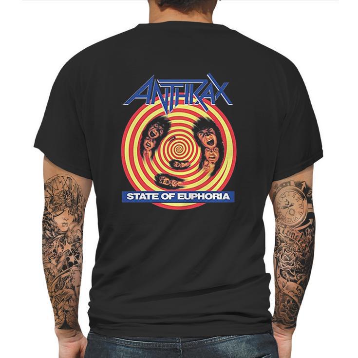 Cuican Men Summer Anthrax Crew Necks Mens Back Print T-shirt