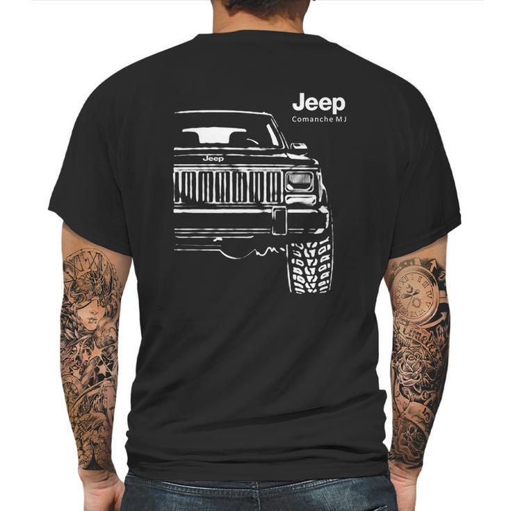 Custom - Jeep Comanche Mj Mens Back Print T-shirt