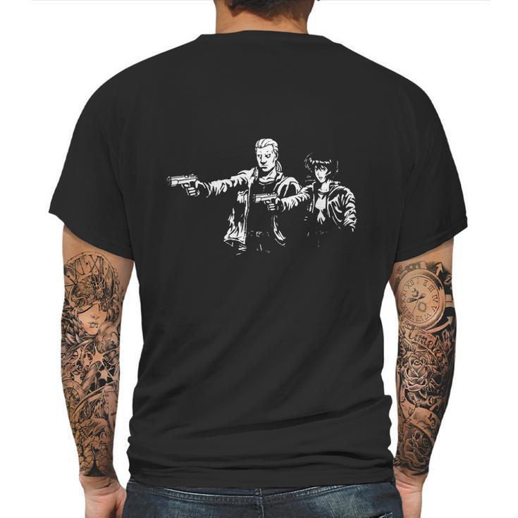 Cyborg Fiction T-Shirt Mens Back Print T-shirt