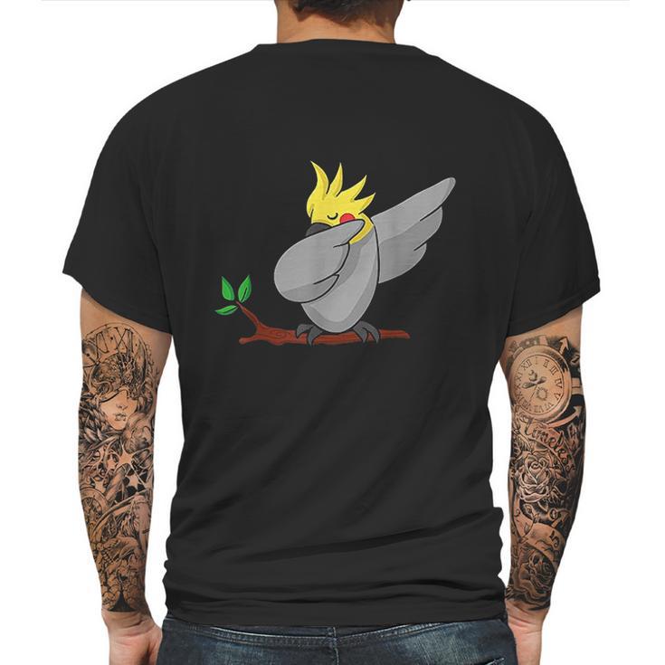 Dabbing Cockatiel Funny Dab Gift Hip Hop Dance Mens Back Print T-shirt