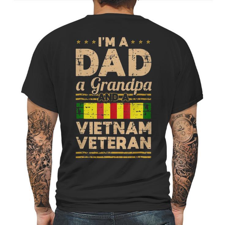 Dad Grandpa Vietnam Veteran V2 Mens Back Print T-shirt