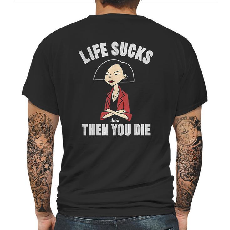 Daria Life Sucks Jane Mens Back Print T-shirt