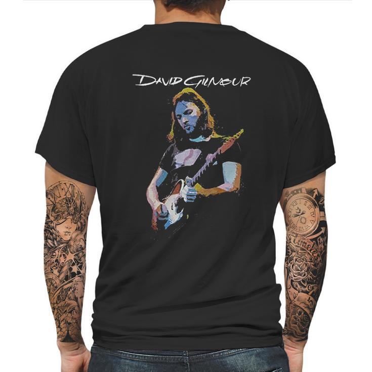 David Gilmour Guitar Gilmour Mens Back Print T-shirt